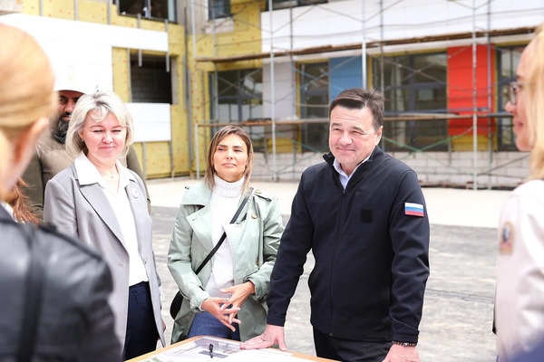 Андрей Воробьев: новый корпус школы в Домодедове откроют к 1 сентября