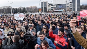 В Ростове прошёл не согласованный антикоррупционный митинг