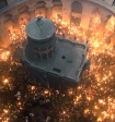 Очевидцы обнародовали видеозапись схода Благодатного огня в Иерусалиме