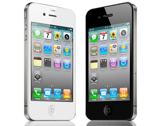 apple iphone 4 black/white