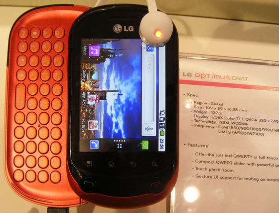 lg optimus chat (android)
