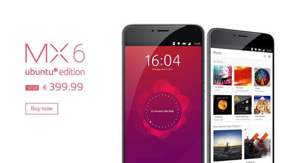 Meizu готовит к выходу смартфон MX6 Ubuntu Edition
