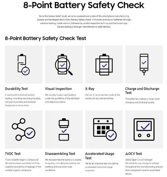 Самсунг Galaxy S8 поменяет производителя аккамуляторных батарей