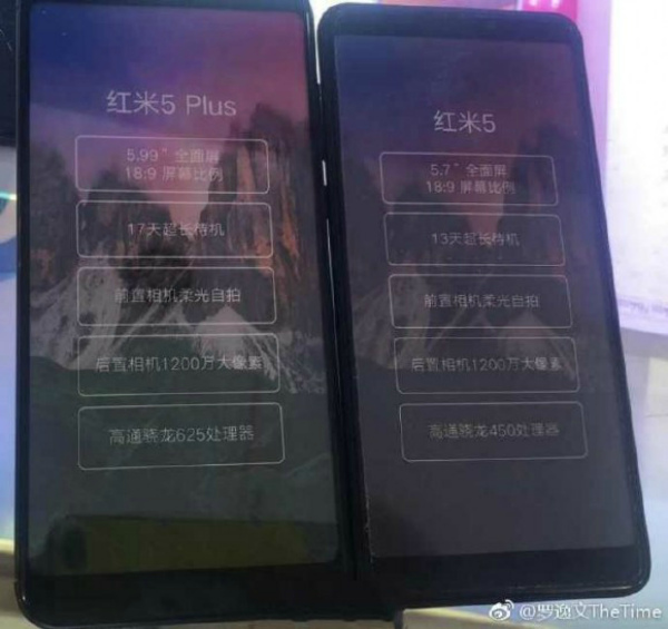 Xiaomi Redmi 5  Redmi 5 Plus 