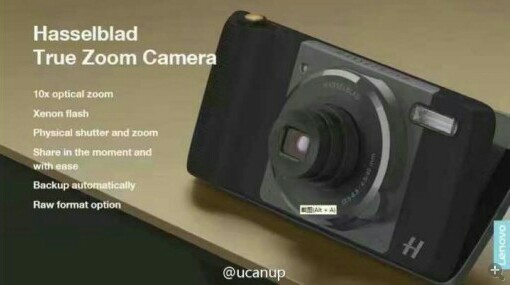 Hasselblad выпустит съемный модуль камеры для Moto Z