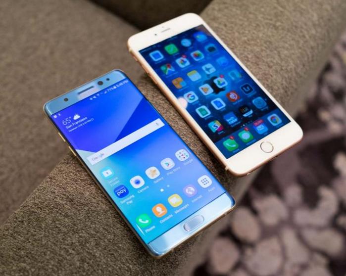 Galaxy Note 7 и iPhone 7