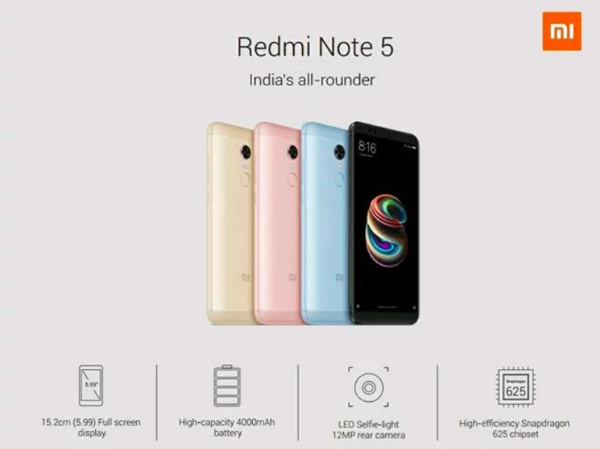 Redmi Note 5 