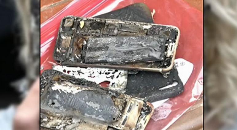 iPhone 7 сгорел