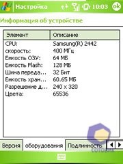 Скриншоты HTC P3600