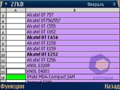Скриншоты Nokia E61