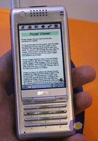 BenQ P30 на выставке Symbian Expo 2005
